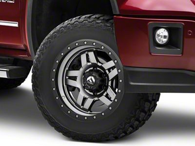 Fuel Wheels Anza Anthracite with Black Ring 6-Lug Wheel; 17x8.5; 6mm Offset (14-18 Sierra 1500)