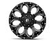 Fuel Wheels Assault Satin Black Milled 6-Lug Wheel; 20x9; 1mm Offset (14-18 Sierra 1500)