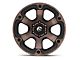 Fuel Wheels Beast Matte Black Machined with Dark Tint 6-Lug Wheel; 18x9; -12mm Offset (14-18 Sierra 1500)