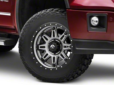 Fuel Wheels Hostage III Anthracite with Black Ring 6-Lug Wheel; 18x9; 20mm Offset (14-18 Sierra 1500)