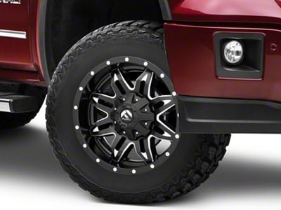 Fuel Wheels Lethal Matte Black Milled 6-Lug Wheel; 18x9; 1mm Offset (14-18 Sierra 1500)