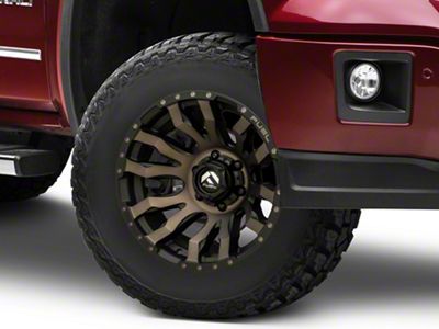 Fuel Wheels Blitz Matte Black with Dark Tint 6-Lug Wheel; 17x9; -12mm Offset (14-18 Sierra 1500)