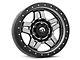 Fuel Wheels Anza Anthracite with Black Ring 6-Lug Wheel; 17x8.5; -6mm Offset (14-18 Silverado 1500)