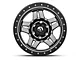 Fuel Wheels Anza Anthracite with Black Ring 6-Lug Wheel; 17x8.5; -6mm Offset (14-18 Silverado 1500)