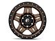 Fuel Wheels Anza Matte Bronze with Black Ring 6-Lug Wheel; 17x8.5; -6mm Offset (14-18 Silverado 1500)