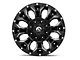 Fuel Wheels Assault Satin Black Milled 6-Lug Wheel; 17x9; -12mm Offset (14-18 Silverado 1500)