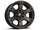 Fuel Wheels Beast Matte Black Machined with Dark Tint 6-Lug Wheel; 17x9; -12mm Offset (14-18 Silverado 1500)