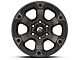 Fuel Wheels Beast Matte Black Machined with Dark Tint 6-Lug Wheel; 17x9; 1mm Offset (14-18 Silverado 1500)