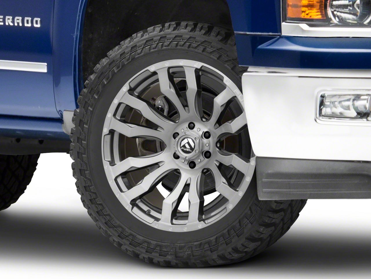 Fuel Wheels Silverado 1500 Blitz Platinum Brushed Gunmetal 6Lug Wheel