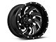Fuel Wheels Cleaver Gloss Black Milled 6-Lug Wheel; 18x9; -12mm Offset (14-18 Silverado 1500)