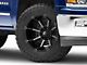 Fuel Wheels Coupler Matte Black Machined 6-Lug Wheel; 20x10; -12mm Offset (14-18 Silverado 1500)