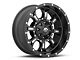 Fuel Wheels Krank Matte Black Milled 6-Lug Wheel; 20x10; -24mm Offset (14-18 Silverado 1500)