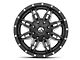 Fuel Wheels Lethal Matte Black Milled 6-Lug Wheel; 18x9; 20mm Offset (14-18 Silverado 1500)