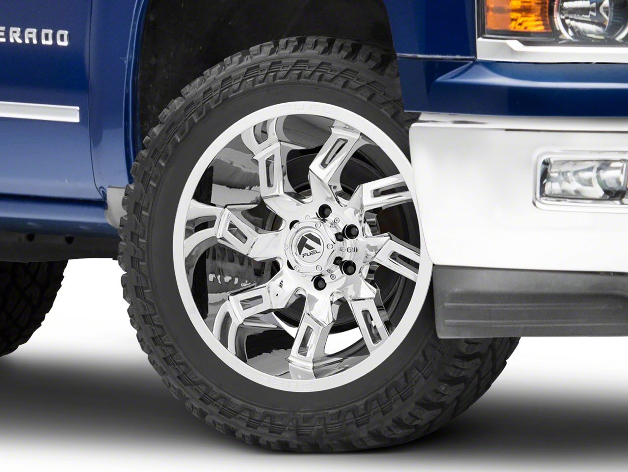 Fuel Wheels Silverado 1500 Lockdown Chrome 6Lug Wheel; 22x10; 18mm Offset D74622008447 (1418