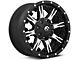 Fuel Wheels NUTZ Matte Black Machined 6-Lug Wheel; 20x10; -24mm Offset (14-18 Silverado 1500)