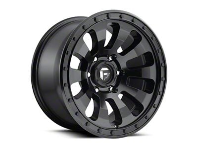 Fuel Wheels Tactic Matte Black 6-Lug Wheel; 17x9; -12mm Offset (14-18 Silverado 1500)
