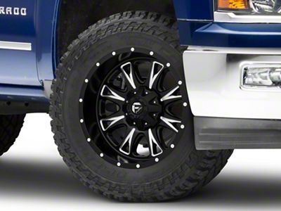 Fuel Wheels Throttle Matte Black Milled 6-Lug Wheel; 20x10; -12mm Offset (14-18 Silverado 1500)
