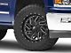 Fuel Wheels Triton Gloss Black Milled 6-Lug Wheel; 20x9; 20mm Offset (14-18 Silverado 1500)