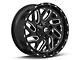 Fuel Wheels Triton Gloss Black Milled 6-Lug Wheel; 20x9; 20mm Offset (14-18 Silverado 1500)