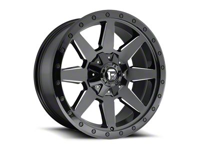 Fuel Wheels Wildcat Gloss Black Milled 6-Lug Wheel; 20x9; 1mm Offset (14-18 Silverado 1500)