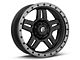 Fuel Wheels Anza Matte Black with Anthracite Ring 6-Lug Wheel; 20x9; 1mm Offset (15-20 F-150)