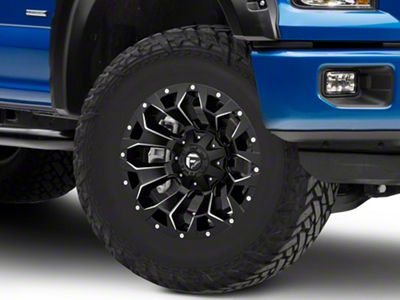 Fuel Wheels Assault Satin Black Milled 6-Lug Wheel; 17x8.5; 25mm Offset (15-20 F-150)