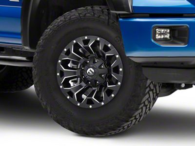 Fuel Wheels Assault Satin Black Milled 6-Lug Wheel; 17x9; -12mm Offset (15-20 F-150)