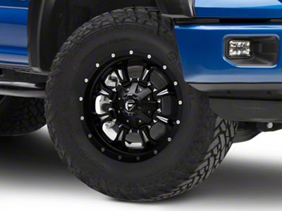Fuel Wheels Krank Matte Black Milled 6-Lug Wheel; 18x9; 20mm Offset (15-20 F-150)