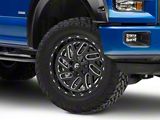 Fuel Wheels Triton Gloss Black Milled 6-Lug Wheel; 20x9; 1mm Offset (15-20 F-150)