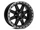 Fuel Wheels Trophy Matte Black with Anthracite Ring 6-Lug Wheel; 18x9; 1mm Offset (15-20 F-150)