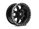 Fuel Wheels Trophy Matte Black with Anthracite Ring 6-Lug Wheel; 18x9; 20mm Offset (15-20 F-150)