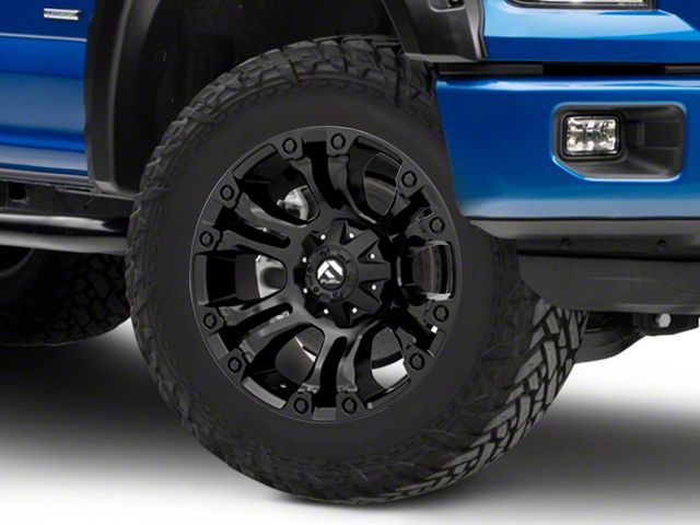 Fuel Wheels Vapor Matte Black 6-Lug Wheel; 20x9; 20mm Offset (15-20 F-150)