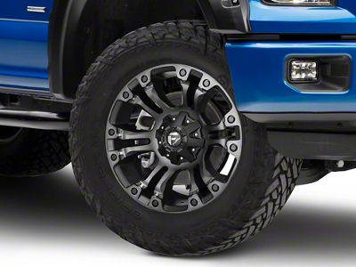 Fuel Wheels Vapor Matte Black Double Dark 6-Lug Wheel; 20x9; 1mm Offset (15-20 F-150)