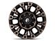 Fuel Wheels Vapor Matte Black Machined 6-Lug Wheel; 17x9; -12mm Offset (15-20 F-150)