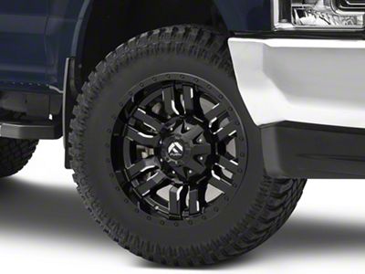 Fuel Wheels Sledge Gloss Black Milled 8-Lug Wheel; 20x9; 1mm Offset (17-22 F-350 Super Duty SRW)