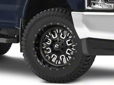 Fuel Wheels Stroke Gloss Black Milled 8-Lug Wheel; 20x10; -18mm Offset (17-22 F-350 Super Duty SRW)
