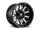 Fuel Wheels Hardline Gloss Black Milled 8-Lug Wheel; 20x12; -44mm Offset (17-22 F-250 Super Duty)