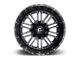 Fuel Wheels Hardline Gloss Black Milled 8-Lug Wheel; 20x12; -44mm Offset (17-22 F-250 Super Duty)