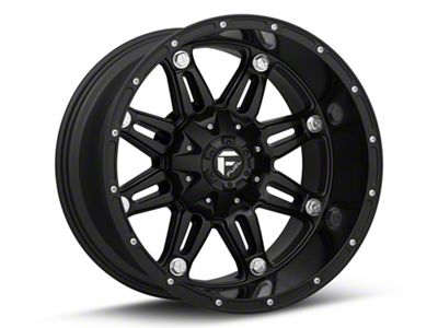 Fuel Wheels Hostage Matte Black 8-Lug Wheel; 20x12; -44mm Offset (17-22 F-250 Super Duty)