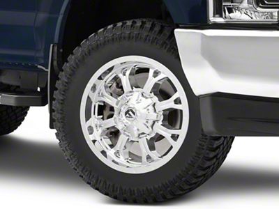 Fuel Wheels Krank Chrome 8-Lug Wheel; 20x9; 1mm Offset (17-22 F-250 Super Duty)