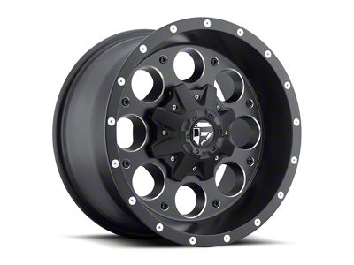 Fuel Wheels Revolver Matte Black Milled 8-Lug Wheel; 17x9; -12mm Offset (17-22 F-250 Super Duty)