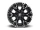 Fuel Wheels Vapor Matte Black Machined 8-Lug Wheel; 20x9; 20mm Offset (17-22 F-250 Super Duty)