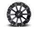 Fuel Wheels Contra Gloss Black Milled 8-Lug Wheel; 20x9; 20mm Offset (17-22 F-350 Super Duty SRW)
