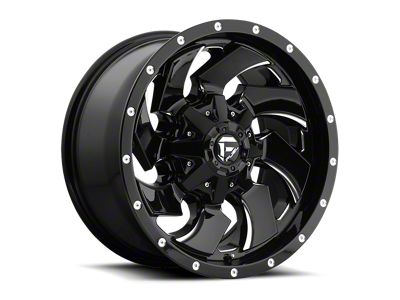 Fuel Wheels Cleaver Gloss Black Milled 8-Lug Wheel; 20x9; 1mm Offset (17-22 F-250 Super Duty)