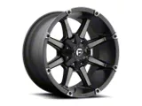 Fuel Wheels Coupler Matte Black Machined 8-Lug Wheel; 20x10; -12mm Offset (17-22 F-250 Super Duty)