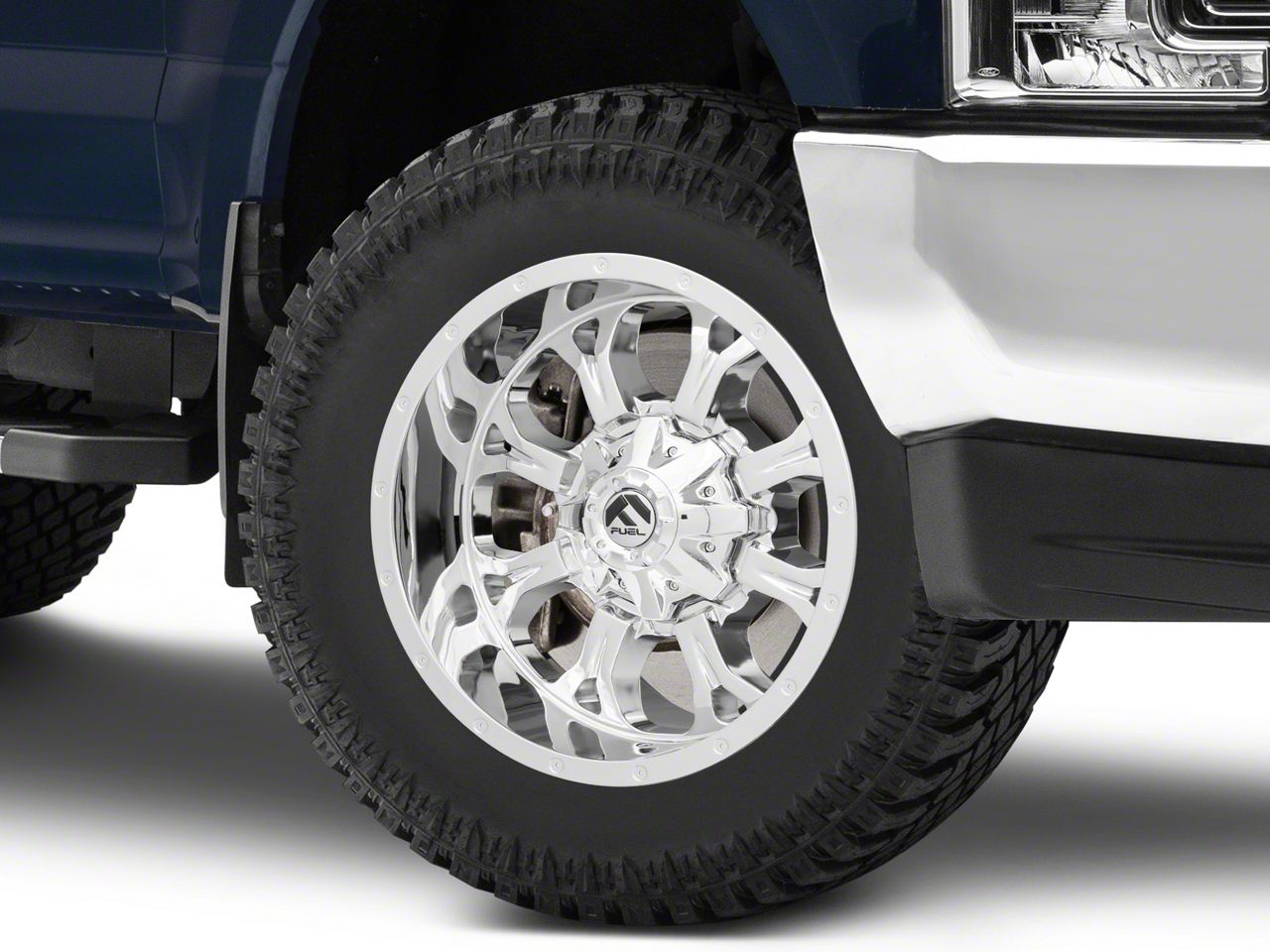 Fuel Wheels F250 Super Duty Krank Chrome 8Lug Wheel; 20x10; 12mm
