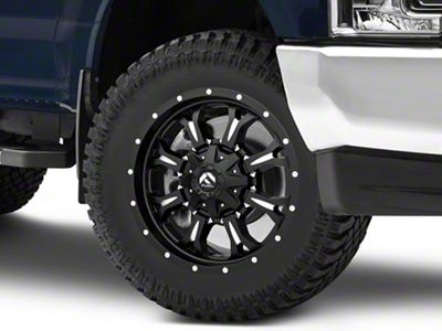 Fuel Wheels Krank Matte Black Milled 8-Lug Wheel; 20x9; 20mm Offset (17-22 F-250 Super Duty)