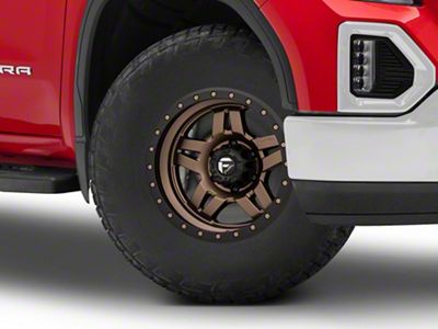 Fuel Wheels Anza Matte Bronze with Black Ring 6-Lug Wheel; 17x8.5; -6mm Offset (19-25 Sierra 1500)