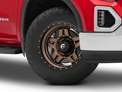 Fuel Wheels Anza Matte Bronze with Black Ring 6-Lug Wheel; 20x9; 1mm Offset (19-25 Sierra 1500)