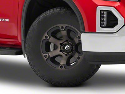Fuel Wheels Beast Matte Black Machined with Dark Tint 6-Lug Wheel; 18x9; -12mm Offset (19-25 Sierra 1500)